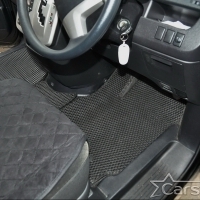 Автомобильные коврики EVA на Toyota Noah-Voxy II пр.руль (2007-2015) 2 ряд - без прохода