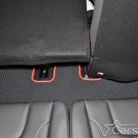 Автомобильные коврики EVA на Hyundai Santa Fe IV рестайл 3 ряда (2020-2024)