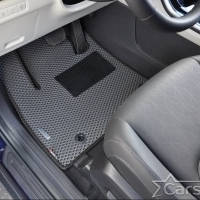 Коврики текстильные на Kia Carnival IV (8мест) Россия (2020->) 