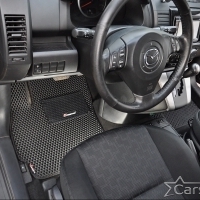 Коврики текстильные на Mazda 5 I 3 ряда (2005-2010)