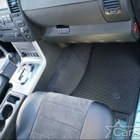 Коврики текстильные на Nissan Pathfinder III 3 ряда (2004-2014)