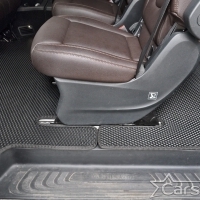 Коврики текстильные на Mercedez-Benz V-klasse II W447 (2 ряд - 2 места с проходом) (2014->)