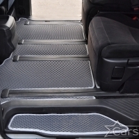 Двухслойные коврики EVA на Toyota Vellfire I пр.руль (2008-2014) 2 ряд - 2 места