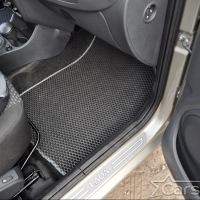 Двухслойные коврики EVA на Lada Largus I 3 ряда (2012-2021)