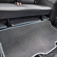 Двухслойные коврики EVA на Lada Largus I рестайл 3 ряда (2021->)