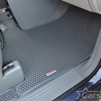 Автомобильные коврики EVA на Dodge Grand Caravan V (2007-2020) 2 ряд: кресла 1+1 не убираются в пол