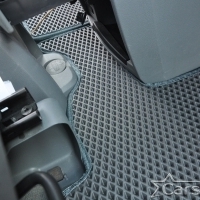 Автомобильные коврики EVA на Chrysler Grand Voyager V (2008->) 2 ряд: кресла 1+1 убираются в пол