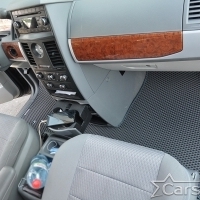 Автомобильные коврики EVA на Chrysler Grand Voyager V (2008->) 2 ряд: кресла 2+1 без прохода