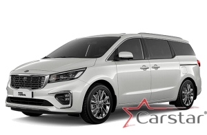 Kia Carnival III (11мест) 2+2+3 с трансформерами (2014-2021)