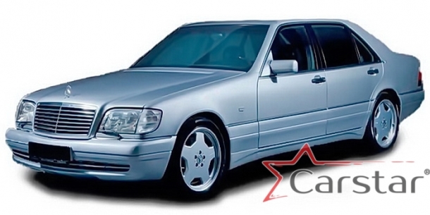 Двухслойные коврики EVA для Mercedes-Benz S-klasse III W140 Long (1991-1998) 