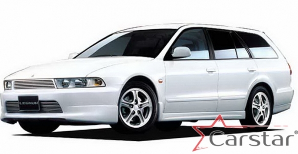 Двухслойные коврики EVA для Mitsubishi Legnum пр.руль (1996-2003) 