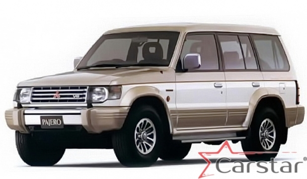 Двухслойные коврики EVA для Mitsubishi Pajero II 5D (1990-2000) 