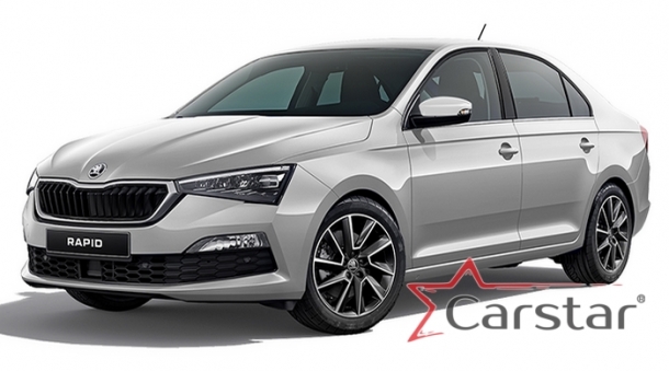 Двухслойные коврики EVA для Skoda Rapid II (2020->)