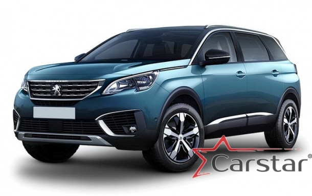 Двухслойные коврики EVA для Peugeot 5008 II (2017->)
