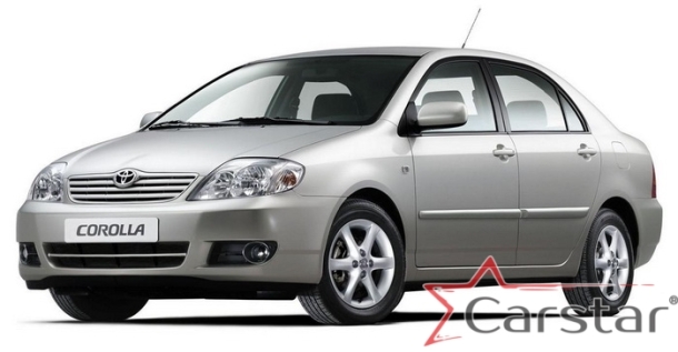 Текстильные коврики для Toyota Corolla E120,130 IX пр.руль (2000-2006)
