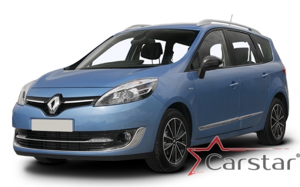 Двухслойные коврики EVA для Renault Scenic III Grand 3 ряда (2010-2016)