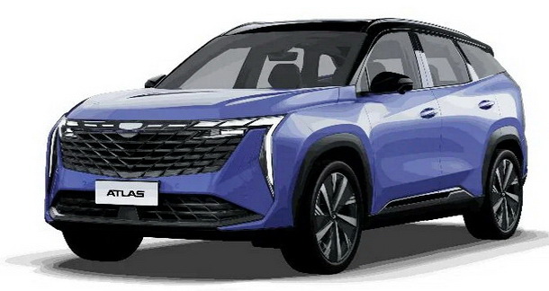 Автомобильные коврики EVA для Geely Atlas II (2022->)