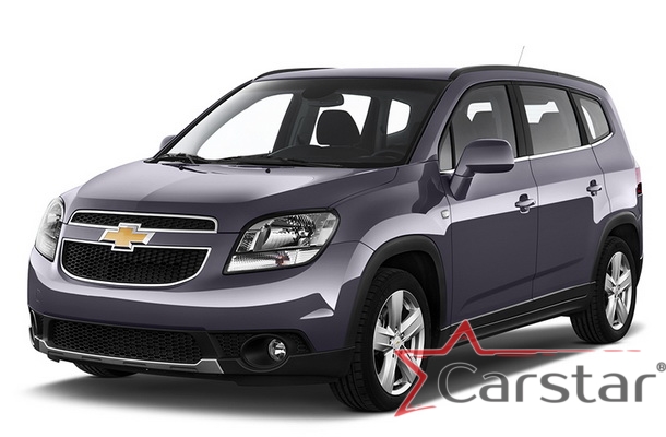 Автомобильные коврики EVA 3D для Chevrolet Orlando 3 ряда (2010-2015)