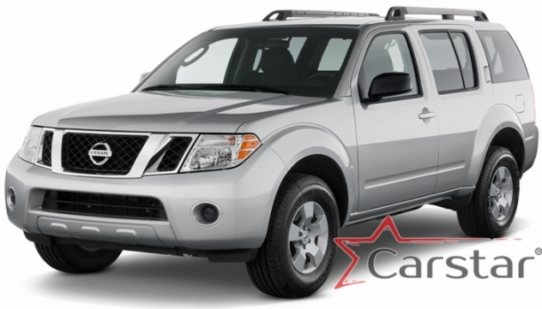 Автомобильные коврики EVA 3D для Nissan Pathfinder III 3 ряда (2004-2014)